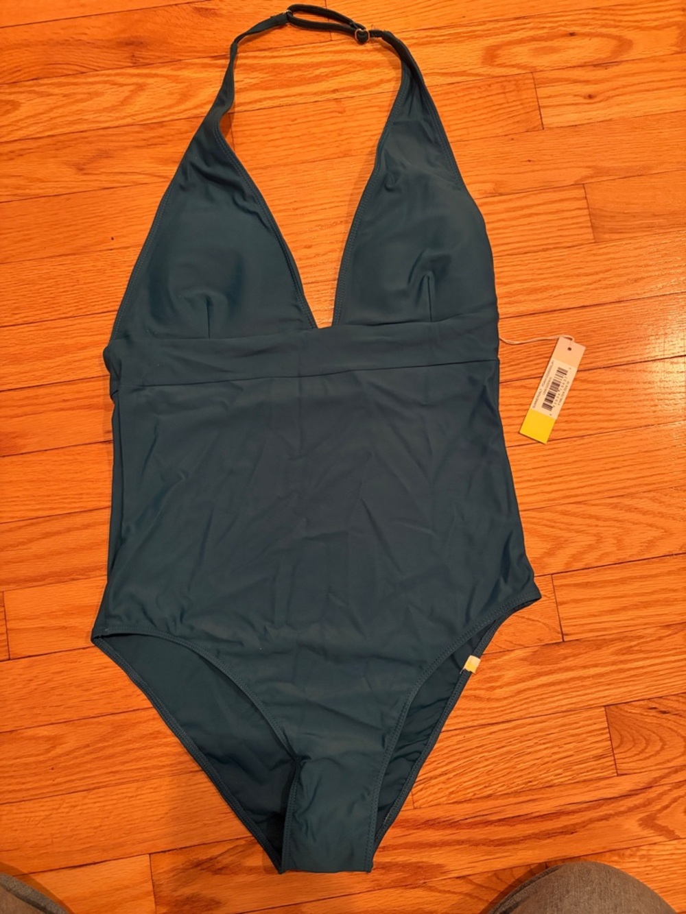 Women’s Summersalt Teal Halter One-Piece Swimsuit. Size 10. New with Tags. NWT